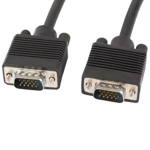 Cable VGA macho a macho 10 metros negro de Lanberg CA-VGAC-10CC-0100-B