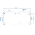 Soporte mini PC sobremesa para fijación a monitor VESA 75x75 100x100 - OU11500 - 02