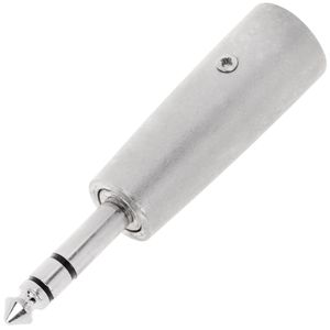 Adaptador de audio XLR de 3 pines macho a TRS jack 6.3mm macho