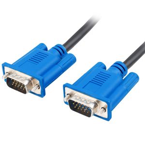Cable VGA de 5 m con doble blindaje y núcleo de ferrita negro de Lanberg CA-VGAC-10CU-0050-BK