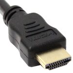 Cable HDMI de tipo HDMI-A macho a HDMI-A macho angulo izquierda 25cm - HE07600 - 02