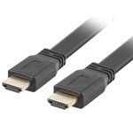 Cable HDMI 2.0 con conector tipo A macho a conector tipo A macho Ultra HD 4k Plano 1m negro - HI11500 - 01