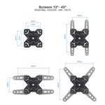 Soporte pantalla LCD a pared para TV de 13"- 43" - TQ28800 - 02