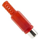 Conector RCA-H (Rojo) - CM01600 - 05