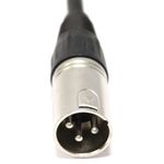 Cable de audio estéreo XLR 3-pin macho a TRS jack 6.3mm macho de 2m - AZ01200 - 02