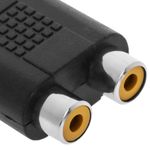Adaptador RCA hembra a 2 RCA hembra - AY05500 - 03