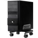 Soporte para ordenador PC metálico con ruedas de color negro de 13 a 25 cm - AC00300 - 08
