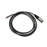 Cable de audio micrófono XLR 3pin macho a RCA macho de 2m - AX03200 - 06