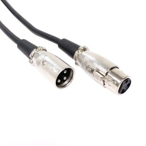 Cable de audio micrófono XLR 3-pin macho a hembra de 20m