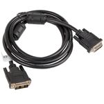 Cable Lanberg CA-DVIS-10CC-0018-BK DVI-D 18+1 macho a DVI-D macho single link 1.8 m negro - DV10000 - 02