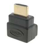 Adaptador HDMI de tipo HDMI-A macho a HDMI-A hembra acodado abajo - HD04700 - 04