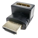 Adaptador HDMI de tipo HDMI-A macho a HDMI-A hembra acodado arriba - HD04600 - 02