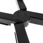 Soporte para ordenador PC con ruedas de color negro ajustable 8-25 cm - AC00600 - 02
