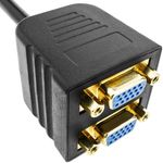 Cable duplicador pasivo de 1 DVI a 2 VGA - HD08400 - 09