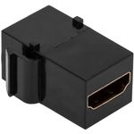Keystone HDMI de HDMI-A hembra a HDMI-A hembra para patch panel con marco 110 - RP06800 - 02