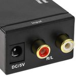 Conversor de audio analógico a digital con 2xRCA a toslink y coaxial - VD04800 - 09