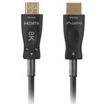 Cable óptico HDMI V2.1 de Lanberg macho a macho de 40 m color negro CA-HDMI-30FB-0400-BK - HG17200 - 03