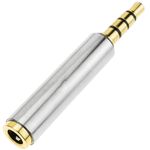 Adaptador de audio CTIA-OMTP OMTP-CTIA minijack 3.5mm 4pin - AY04500 - 02