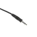 Cable de audio auricular y micrófono minijack 4 pin 3.5mm para macho a hembra de 10m - TW08500 - 06