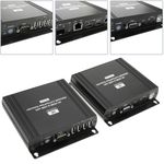 Extensor de HDMI 4K UHD con AUDIO USB RS232 IR por cable UTP Cat.5e y fibra óptica SFP - TO04400 - 02