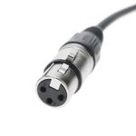Cable de audio micrófono XLR 3pin hembra a RCA macho de 1m - AX02100 - 05