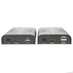 Extensor de KVM teclado ratón audio vídeo HDMI a través de red ethernet LAN Tx y Rx - HN00500 - 04