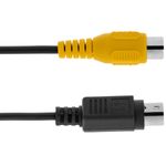 Adaptador de video compuesto a SVHS RCA-hembra a miniDIN 4-pin-macho - AY07300 - 05