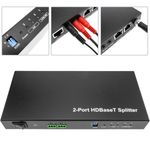 Extensor HDMI UltraHD 4K 2K FullHD 1080p Cat.5e Cat.6 compatible con HDBaseT HDBT 100m - Transmisor 2 puertos - HB04500 - 02