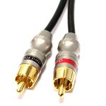 Cable de audio estéreo XLR 3-pin macho a RCA macho de 2m - AZ00200 - 03