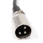 Cable de audio micrófono XLR 3-pin macho a hembra de 15m - AX00600 - 02