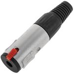 Conector jack 6.3mm hembra mono metal - XN08900 - 01