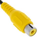 Adaptador de video compuesto a SVHS RCA-hembra a miniDIN 4-pin-macho - AY07300 - 04