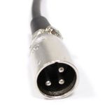 Cable de audio micrófono XLR 3pin macho a hembra de 1m - AX00100 - 02