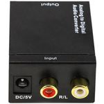 Conversor de audio analógico a digital con 2xRCA a toslink y coaxial - VD04800 - 04