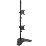 Soporte de mesa ajustable para 2 pantallas 17" - 32" VESA 75x75 100x100 mm - OP03200 - 01