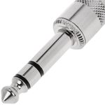 Conector jack 6.3mm macho estéreo TRS metal HQ - XN08400 - 02