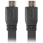 Cable HDMI 2.0 con conector tipo A macho a conector tipo A macho Ultra HD 4k Plano 3m negro - HI11700 - 05