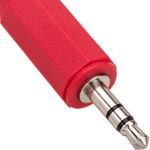 Adaptador de audio CTIA para auricular y micrófono Minijack 3.5mm Hembra a 2x Minijack 3.5mm Macho - AW01200 - 02