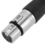 Duplicador de audio cannon XLR hembra a 2 XLR macho 5-pin - XO04600 - 08
