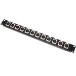 Patch panel rack19 12-port XLR3-hembra 1U - XQ02300 - 01