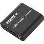 Conversor de HDMI 4K a HDMI 4K con audio analógico, toslink y coaxial - VD05000 - 01