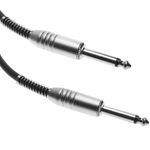 Cable audio micrófono instrumento mono jack 6.3mm macho a macho de 15m - AX06600 - 01