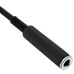 Cable audio micrófono instrumento mono jack 6.3mm macho a hembra de 2m - AX07200 - 02