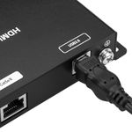 Extensor HDMI teclado y ratón Prolongador FullHD 1080p a través de cable ethernet Cat.5e Cat.6 100m - HB02100 - 08