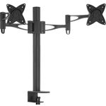 Soporte de mesa para 2 pantallas VESA 75/100 en horizontal - OP03300 - 03