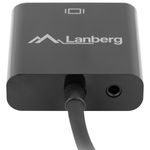 Adaptador de Lanberg HDMI macho a VGA hembra con mini Jack hembra 20 cm - HC15200 - 03
