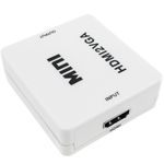 Conversor HDMI a VGA con audio estéreo analógico color blanco - HC07100 - 04