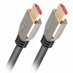 Cable HDMI Lanberg CA-HDMI-30CU-0010-BK HDMI 2.1 8K 60HZ de 1m Negro. - HI12400 - 04