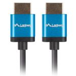 Cable HDMI Lanberg CA-HDMI-22CU-0010-BK HDMI 2.0 macho 4k slim de 1m negro - HI11400 - 06