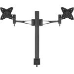 Soporte de mesa para 2 pantallas VESA 75/100 en horizontal - OP03300 - 01